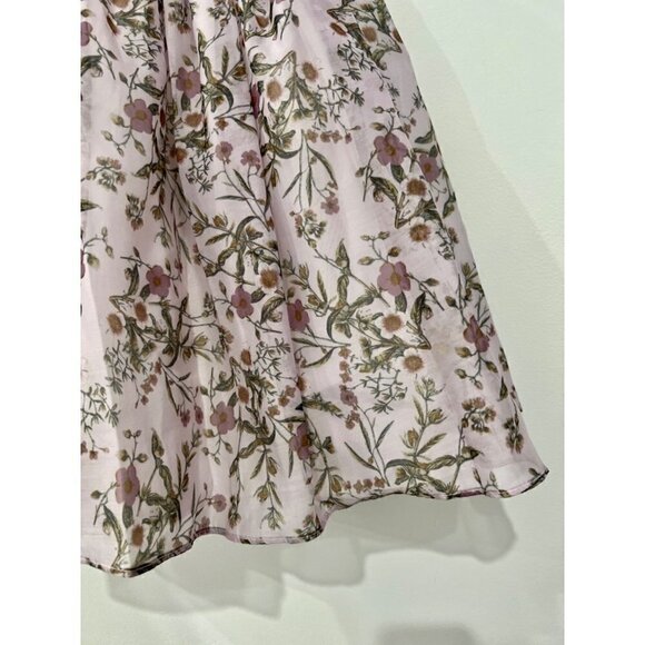 NWOT PIPPA & JULIE Kids' Size 5 Little Girl's Ditsy Floral Opaque Organza Dress - Picture 11 of 12